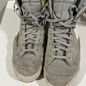 Nike Gray High-Top Sneakers